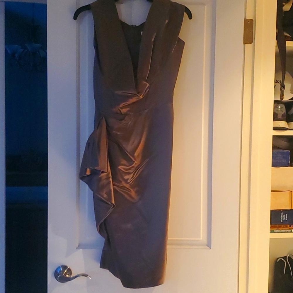 Gunmetal Evening Dress